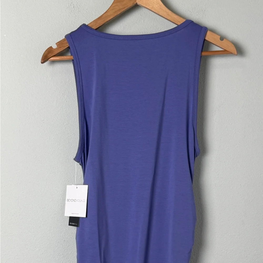 NWT Beyond Yoga Spacedye Icon Midi Dress in Indigo Size Large - Picture 9 of 16